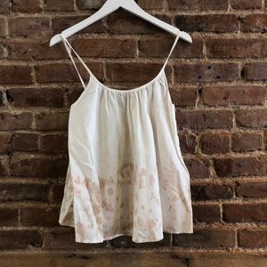 Pinks and white tie dye blouse : LACAUSA